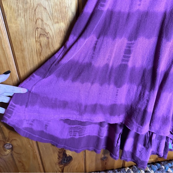 Free People Seashell Tie Dye Sleeveless Tunic Dress - Picture 4 of 7